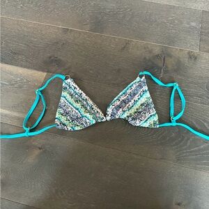Colorful Triangle Bikini Top